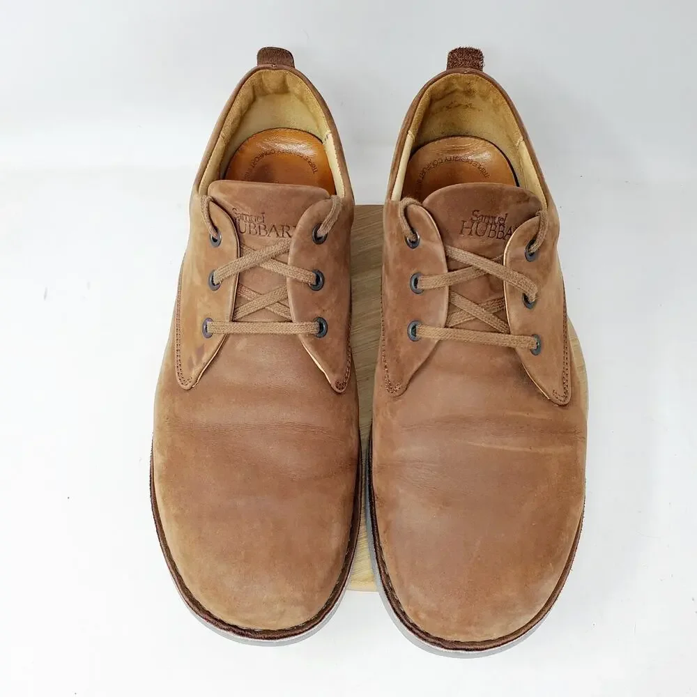 Samuel Hubbard Free Shoes Mens 11.5 W Brown‎ Leather Oxford Comfort Vibram